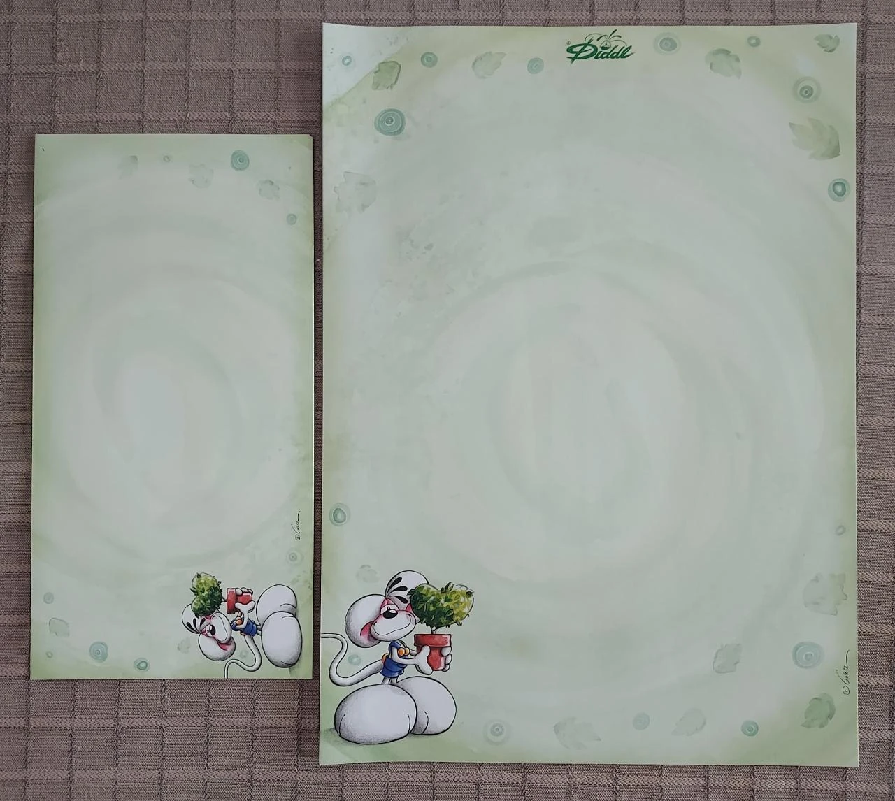 ** Diddl briefpapier + envelop nr 124 **